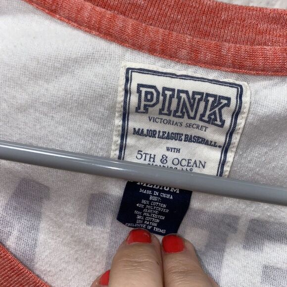 Victoria's Secret St. Louis Cardinals Meet Me at the Dugout Tee Shirt Medium - Picture 2 of 6